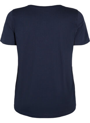 Puuvillainen t-paita painatuksella, Navy Blazer SUN, Packshot image number 1