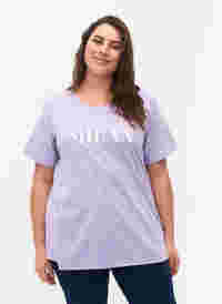 FLASH - T-paita kuvalla, Lavender, Model