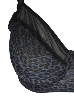 Rintaliivit  leopardikuosilla ja mesh-kankaalla, Grey Leopard, Packshot image number 2