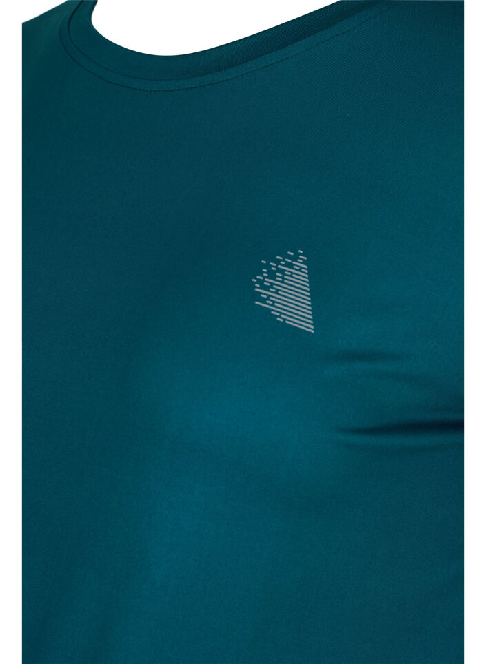 Äitiys t-paita treeniin, Deep Teal, Packshot image number 2