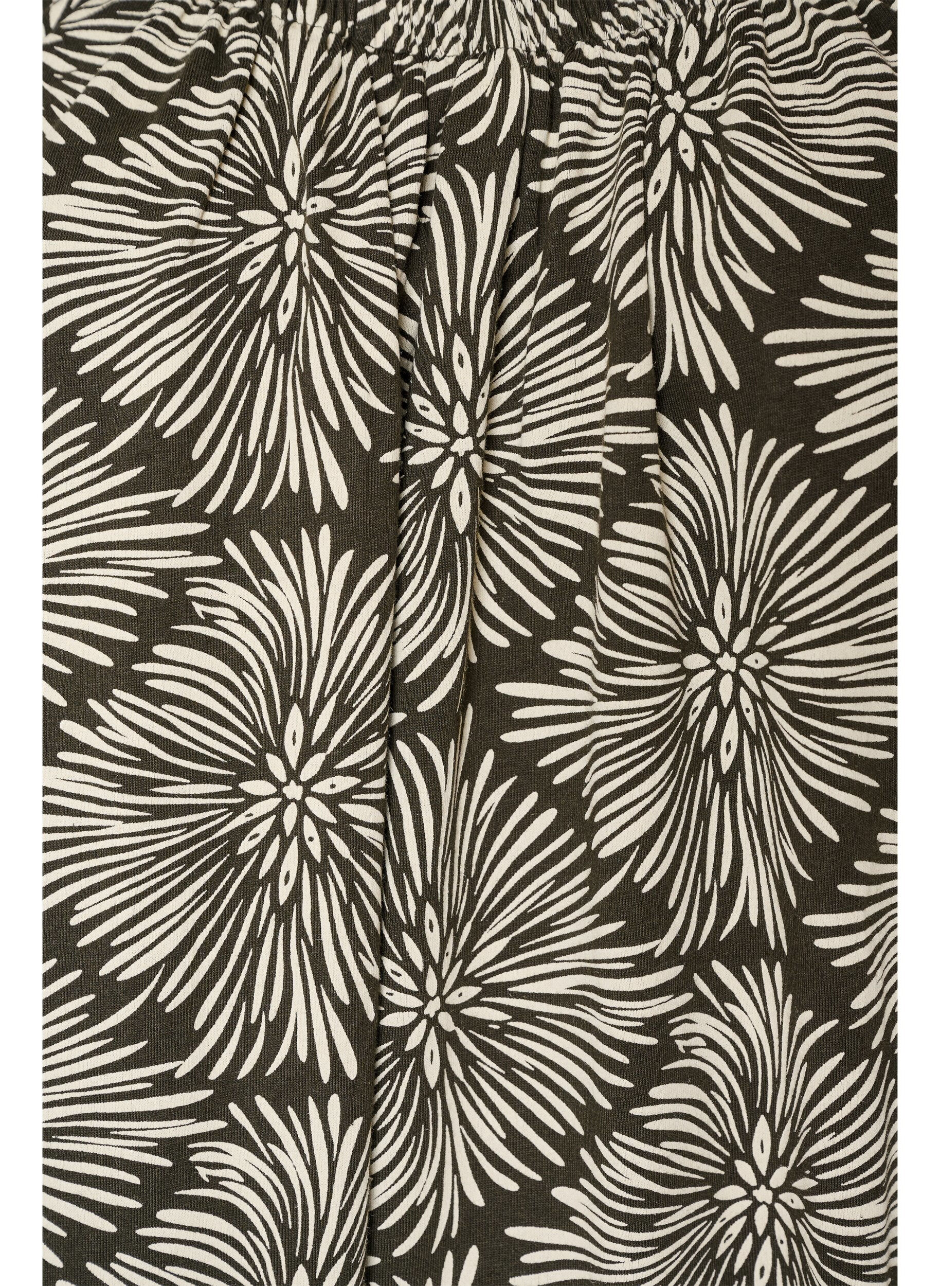 ZizziMidipituinen olkainmekko luomupuuvillaa, Musta, Packshot image number 2