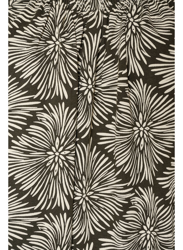 Midipituinen olkainmekko luomupuuvillaa, Musta, Packshot image number 2