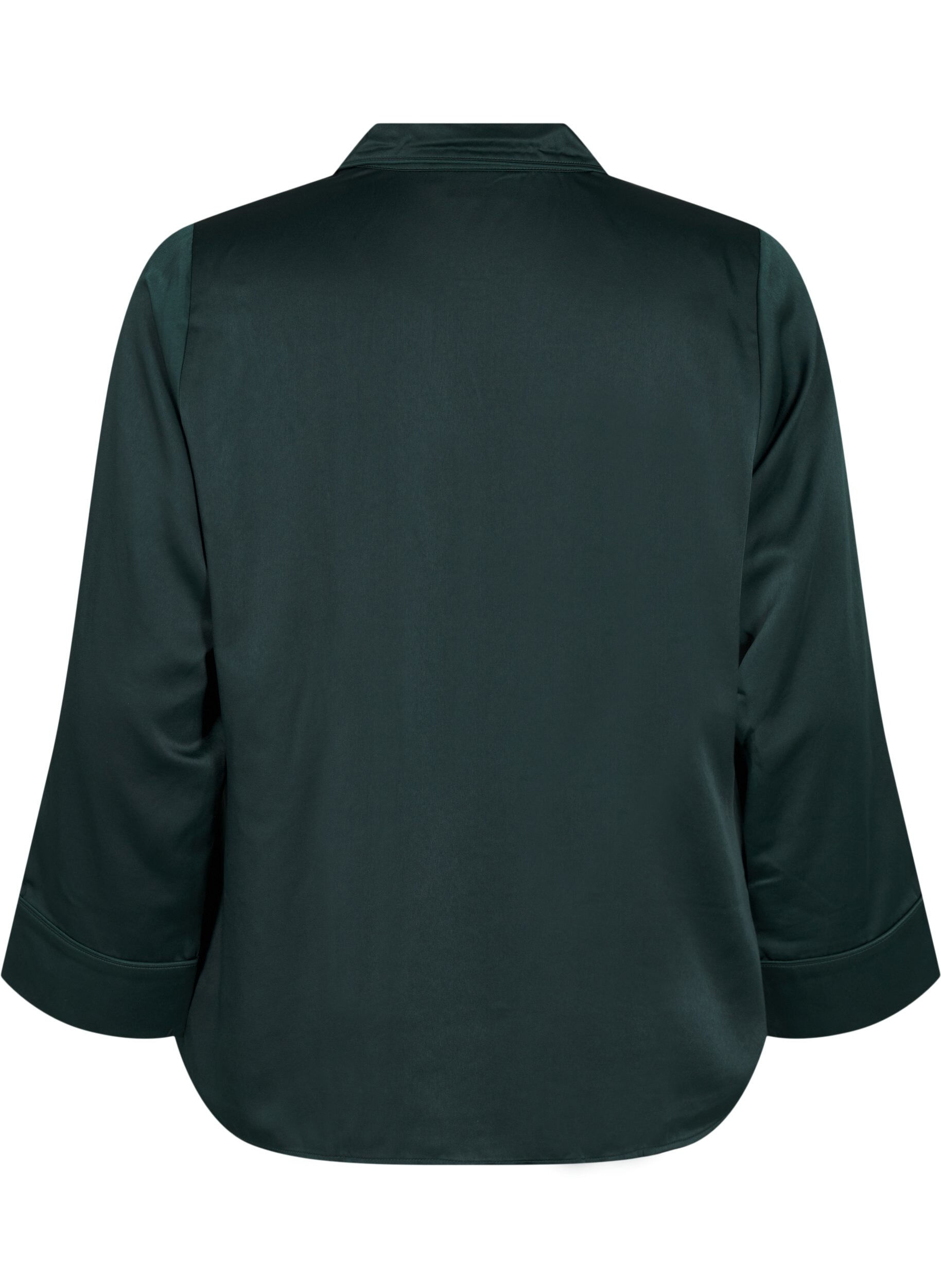 Zizzi Satiininen y&ouml;paita, Scarab, Packshot image number 1