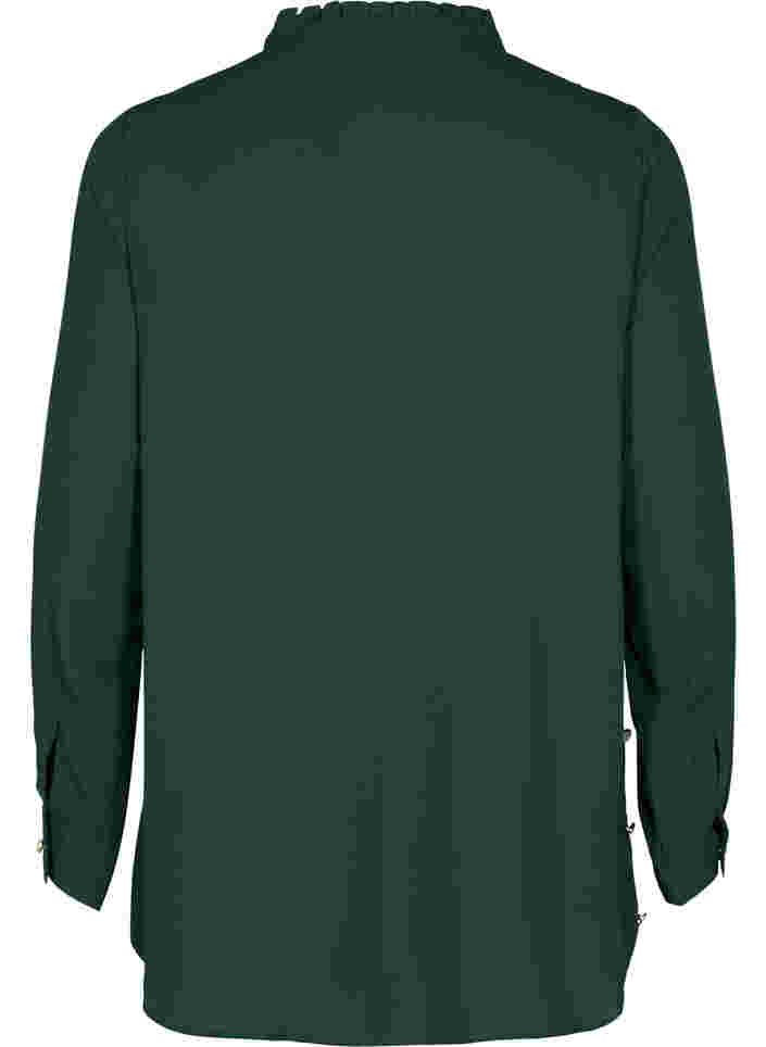 Pitkähihainen paita röyhelökauluksella, Scarab, Packshot image number 1