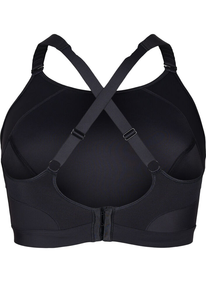 CORE, SUPER HIGH, SPORTS BRA - Urheilurintaliivit säädettävillä olkaimilla, Black, Packshot image number 1