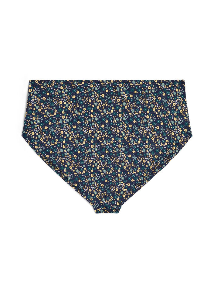 Bikinialaosat printill&auml; ja korkealla vy&ouml;t&auml;r&ouml;ll&auml;, Vihre&auml;, Packshot image number 1