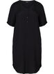 Lyhythihainen mekko kuosilla, Black, Packshot image number 0