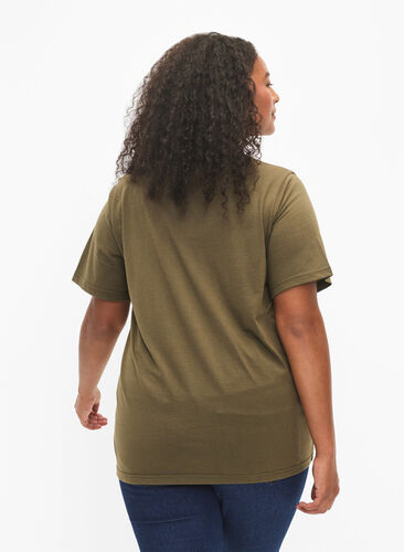 FLASH – kuviollinen t-paita, Ivy Green, Model image number 1