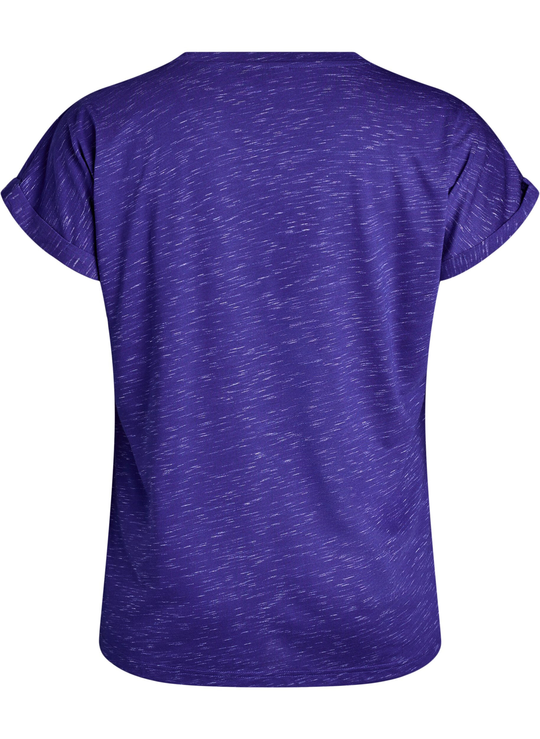 ZizziRento treenipaita lyhyill&auml; hihoilla, Violetti, Packshot image number 1