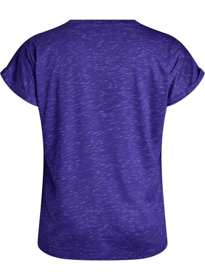 Rento treenipaita lyhyill&auml; hihoilla, Violetti, Packshot image number 1