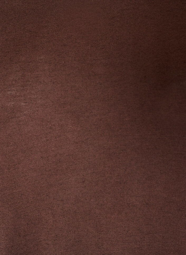 Rento T-paita viskoosi-jerseyst&auml;, Ruskea, Packshot image number 2