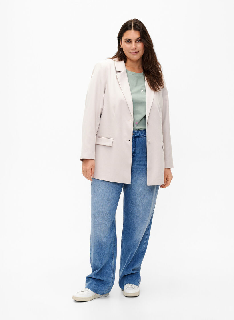 Klassinen bleiseri napituksella, Pumice Stone, Model image number 2