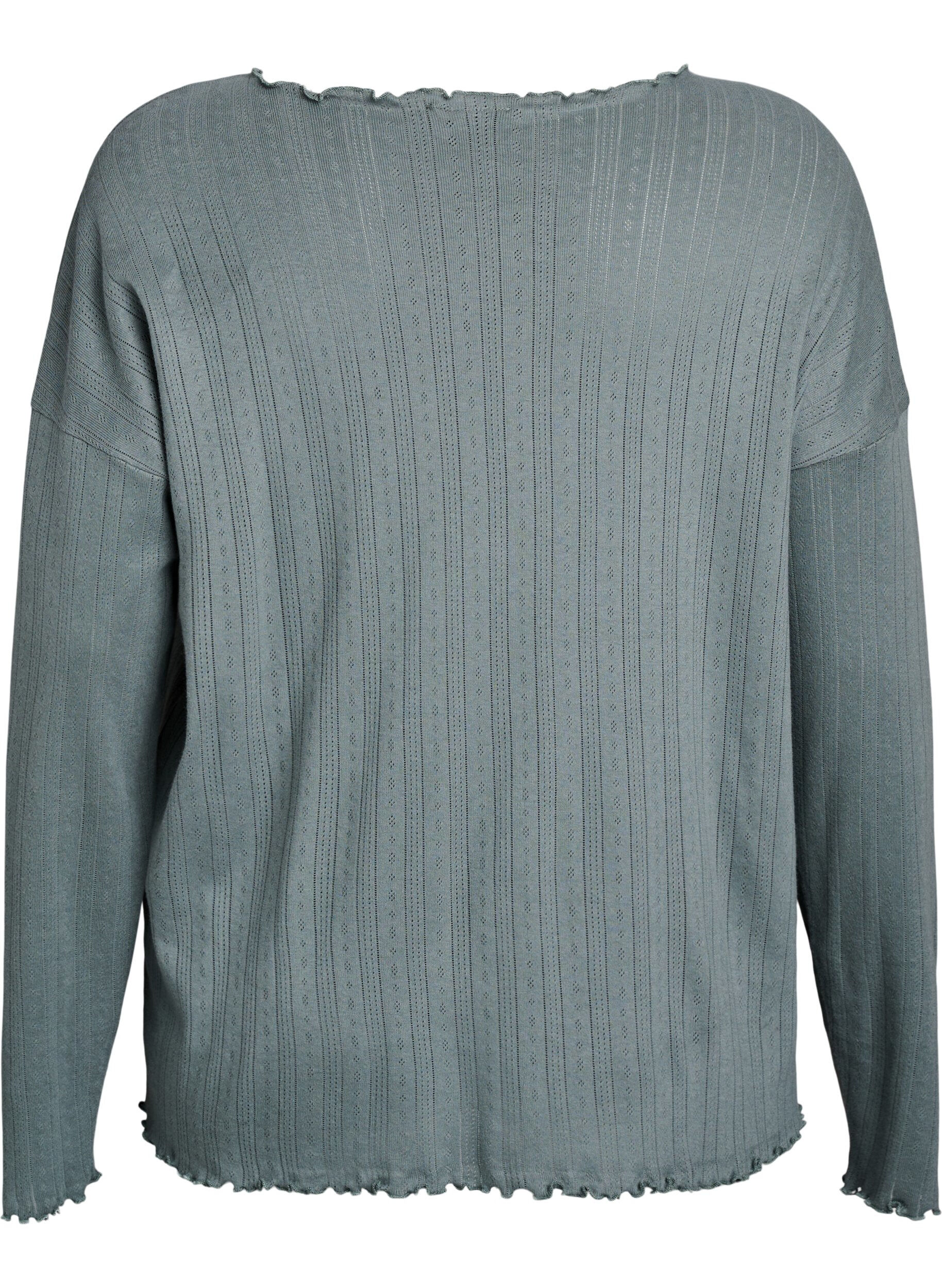 Zizzi Y&ouml;paita luomupuuvillasta, Vihre&auml;, Packshot image number 1