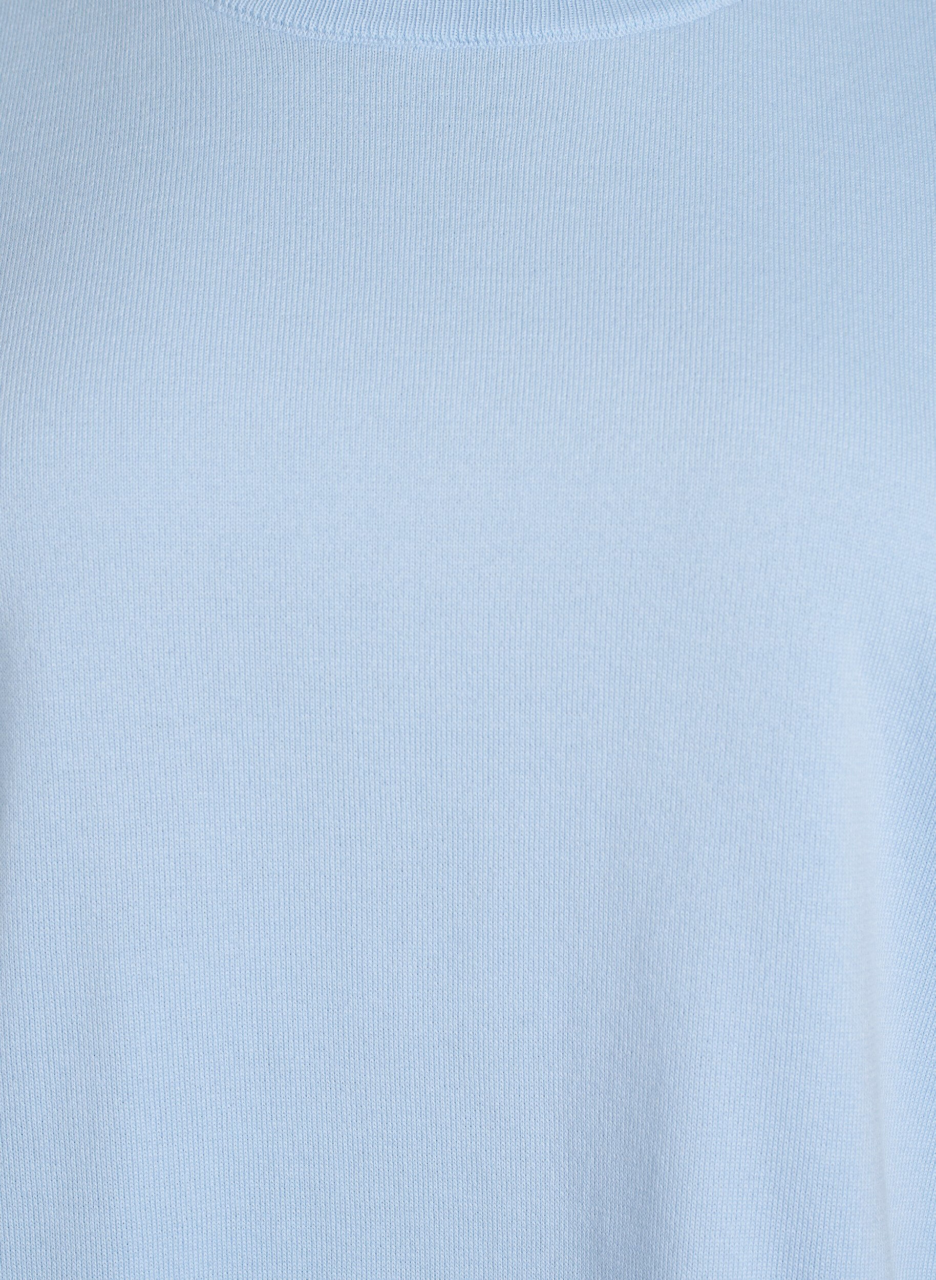 Zizzi FLASH &ndash; Hienoneulepusero lyhyill&auml; hihoilla, Sininen, Packshot image number 2