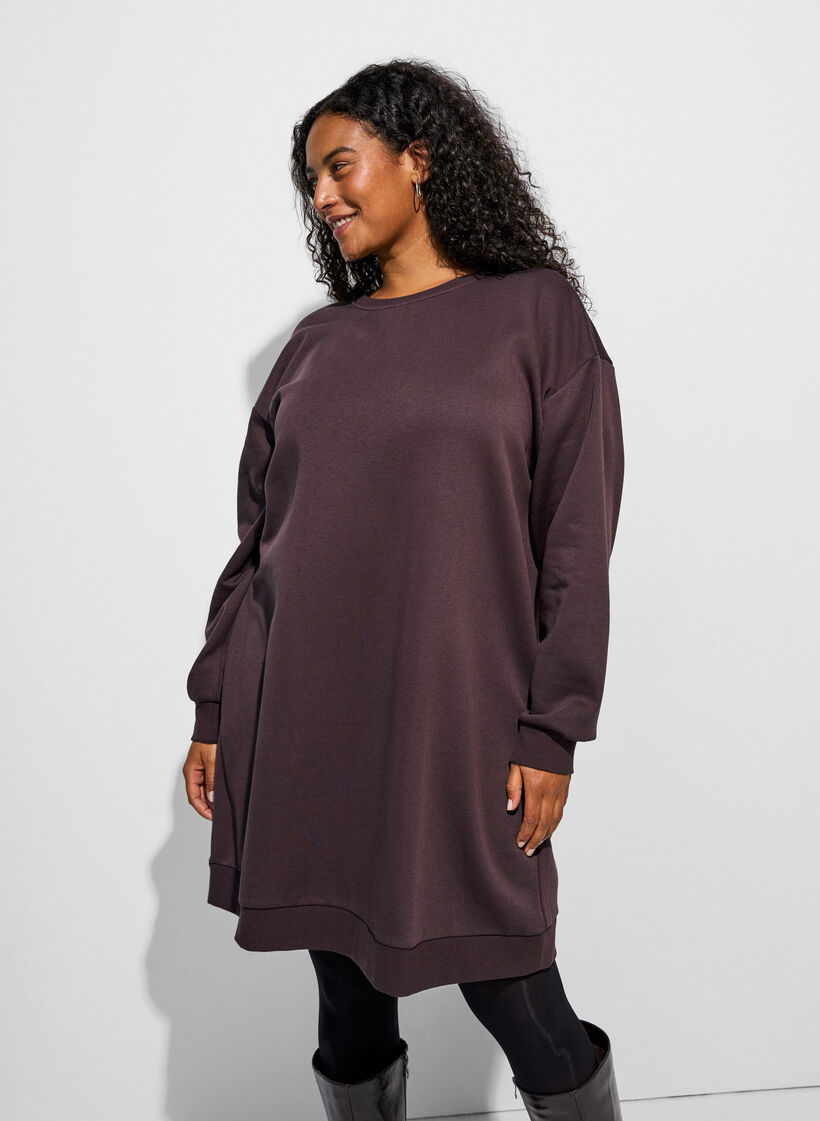 V&auml;lj&auml; collegemekko taskuilla, Ruskea, Model image number 4