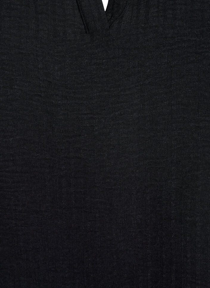 Rento pusero lyhyill&auml; hihoilla, Musta, Packshot image number 2