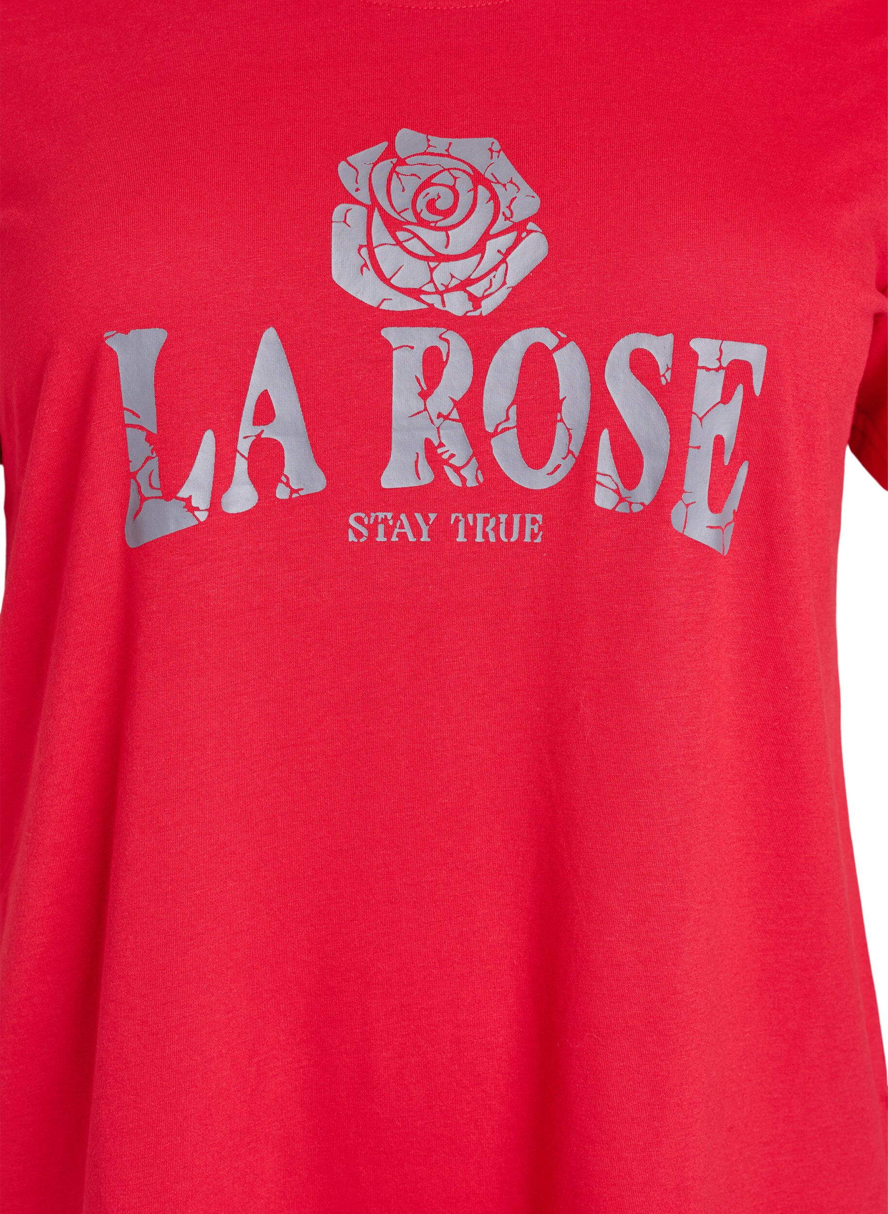 Zizzi FLASH - T-paita printill&auml;, Punainen, Packshot image number 2