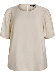 Viskoosipusero, jossa 1/2 hihat, Beige