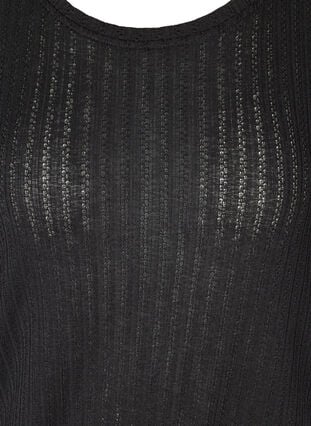 T-paita kuminauhalla helmassa , Black, Packshot image number 2