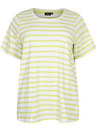 Raidallinen t-paita puuvillasta, Wild Lime Stripes