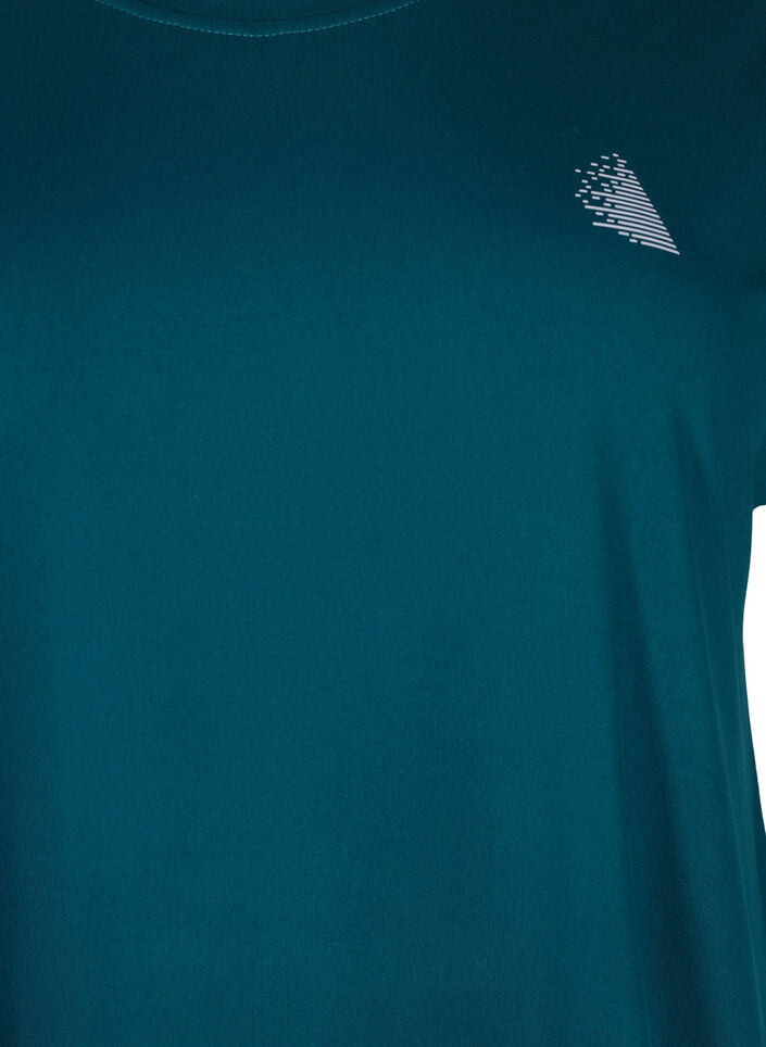 Lyhythihainen t-paita treeniin, Vihreä, Packshot image number 2