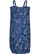 Midipituinen olkainmekko luomupuuvillaa, Sininen, Packshot image number 1