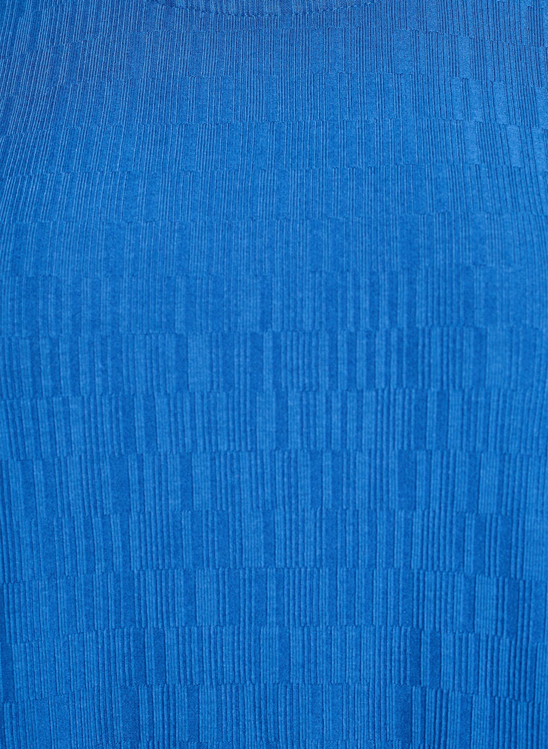 ZizziPusero tekstuurilla ja 3/4-hihoilla, Sininen, Packshot image number 2
