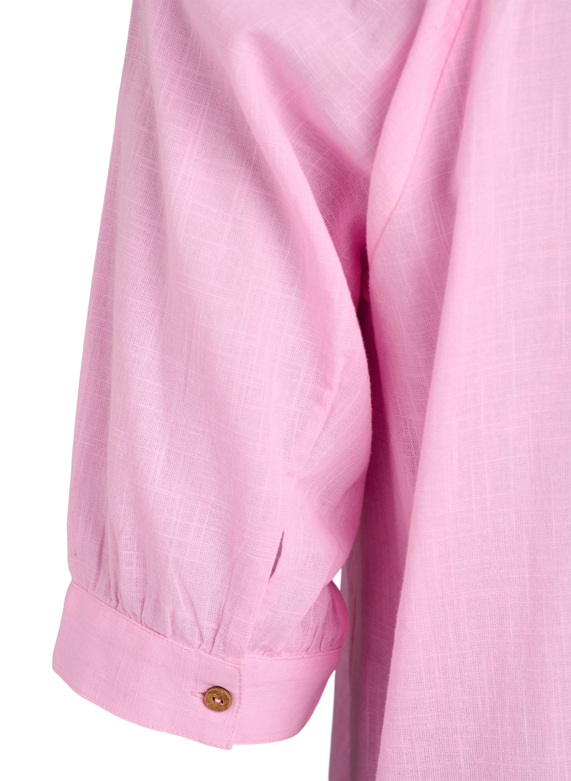 ZizziPuuvillatunika V-p&auml;&auml;ntiell&auml;, Vaaleanpunainen, Packshot image number 3