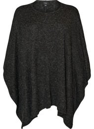 Py&ouml;re&auml;aukkoiset neulotut ponchot, Harmaa