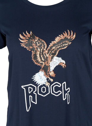 T-paita printillä, Navy Blazer/Rock, Packshot image number 2