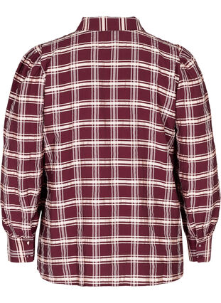 Ruudullinen paita puhvihihoilla, Port Royal Check, Packshot image number 1