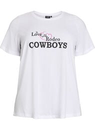 T-paita printill&auml;, Valkoinen