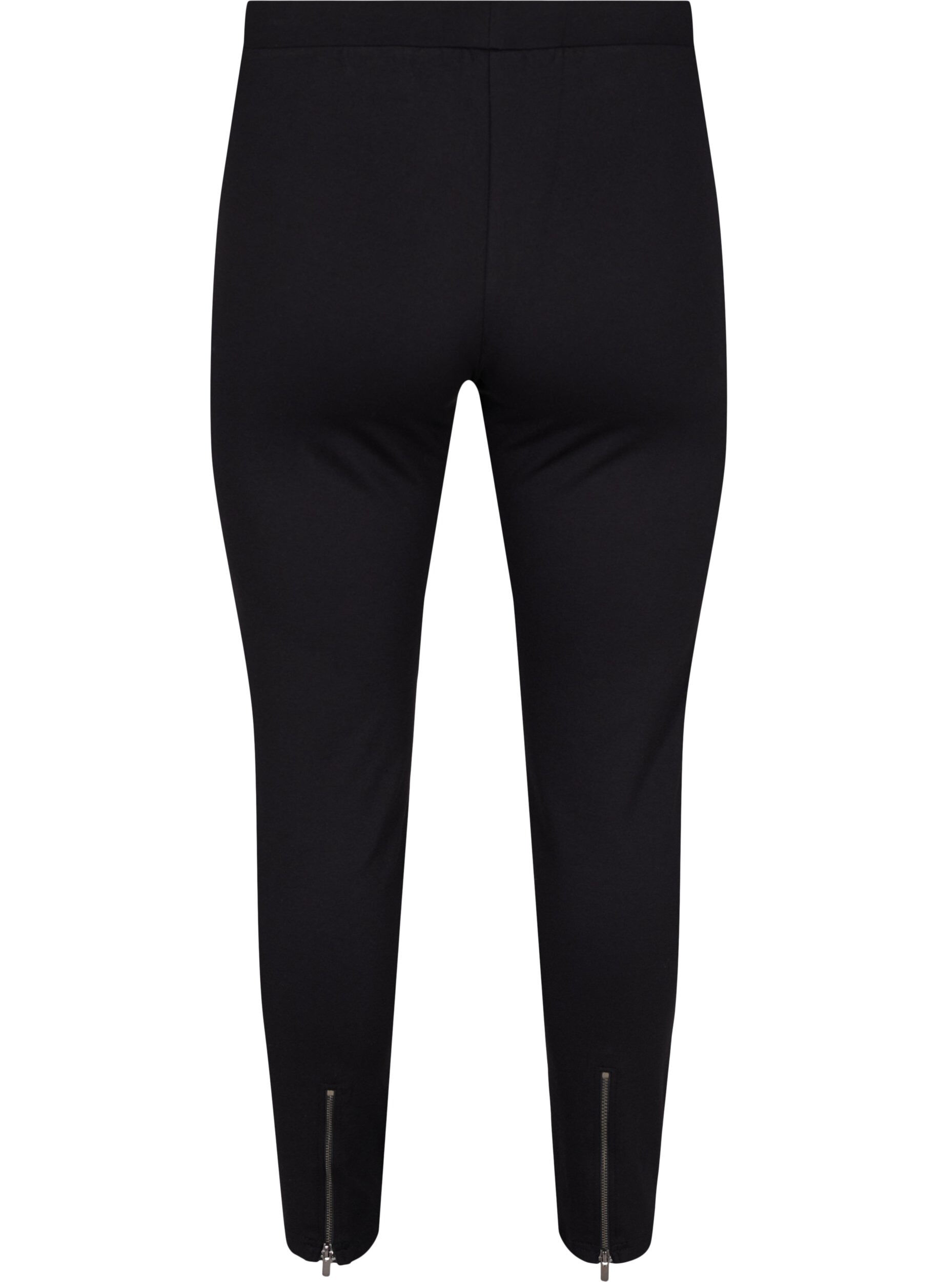 Zizzi Leggingsit vetoketjulla, Black, Packshot image number 1