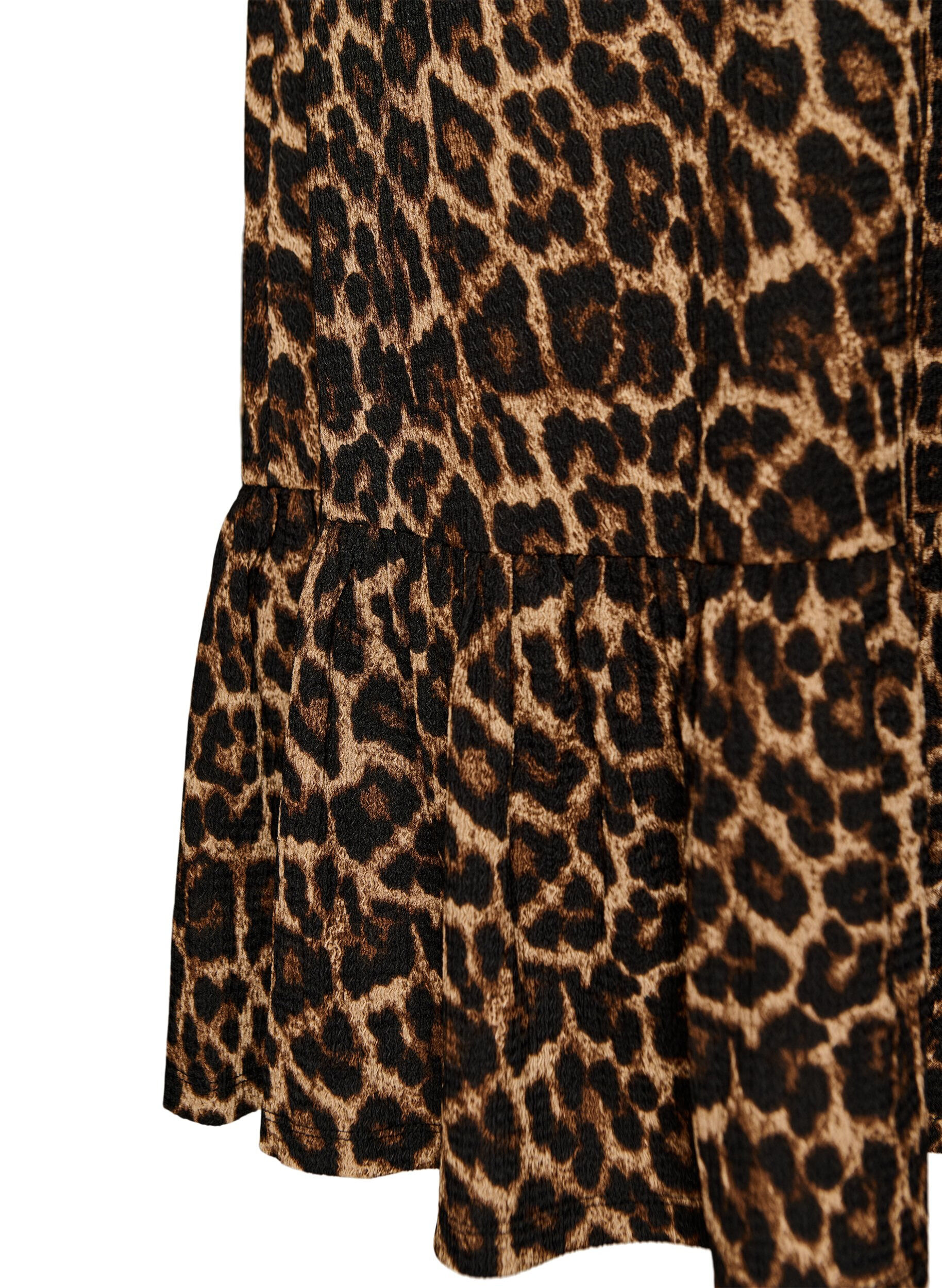 ZizziPitk&auml; hame solmittavalla vy&ouml;ll&auml; ja r&ouml;yhel&ouml;helmalla, Musta, Packshot image number 3