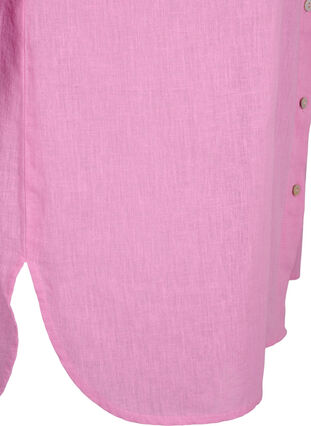 Pitkä paita pellavasta ja puuvillasta, Rosebloom, Packshot image number 3