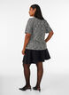 Nappiyksityiskohdilla varustettu kudottu pusero, Vanilja, Model image number 2
