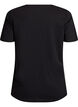 FLASH - T-paita printill&auml;, Musta, Packshot image number 1