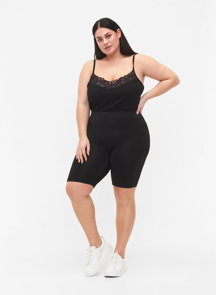 2 kpl pyöräilyshortseja, Musta, Model image number 1