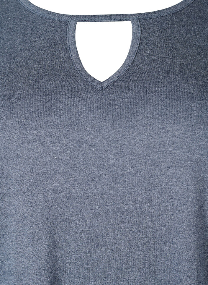 Pitkähihainen meleerattu pusero, Night Sky Mel. , Packshot image number 2