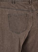 Suorat istuvat farkut värjätyllä denimillä, Ruskea, Packshot image number 3