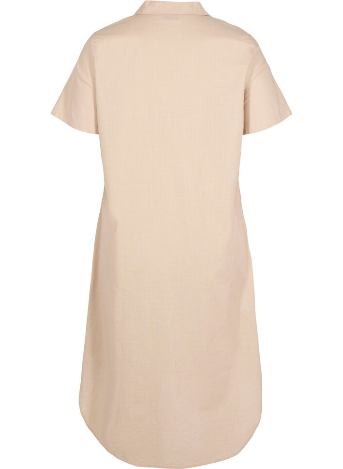 Pitkä puuvillapaita lyhyillä hihoilla, Humus, Packshot image number 1