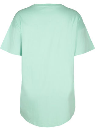 Pitkä lyhythihainen t-paita puuvillasta, Lichen, Packshot image number 1