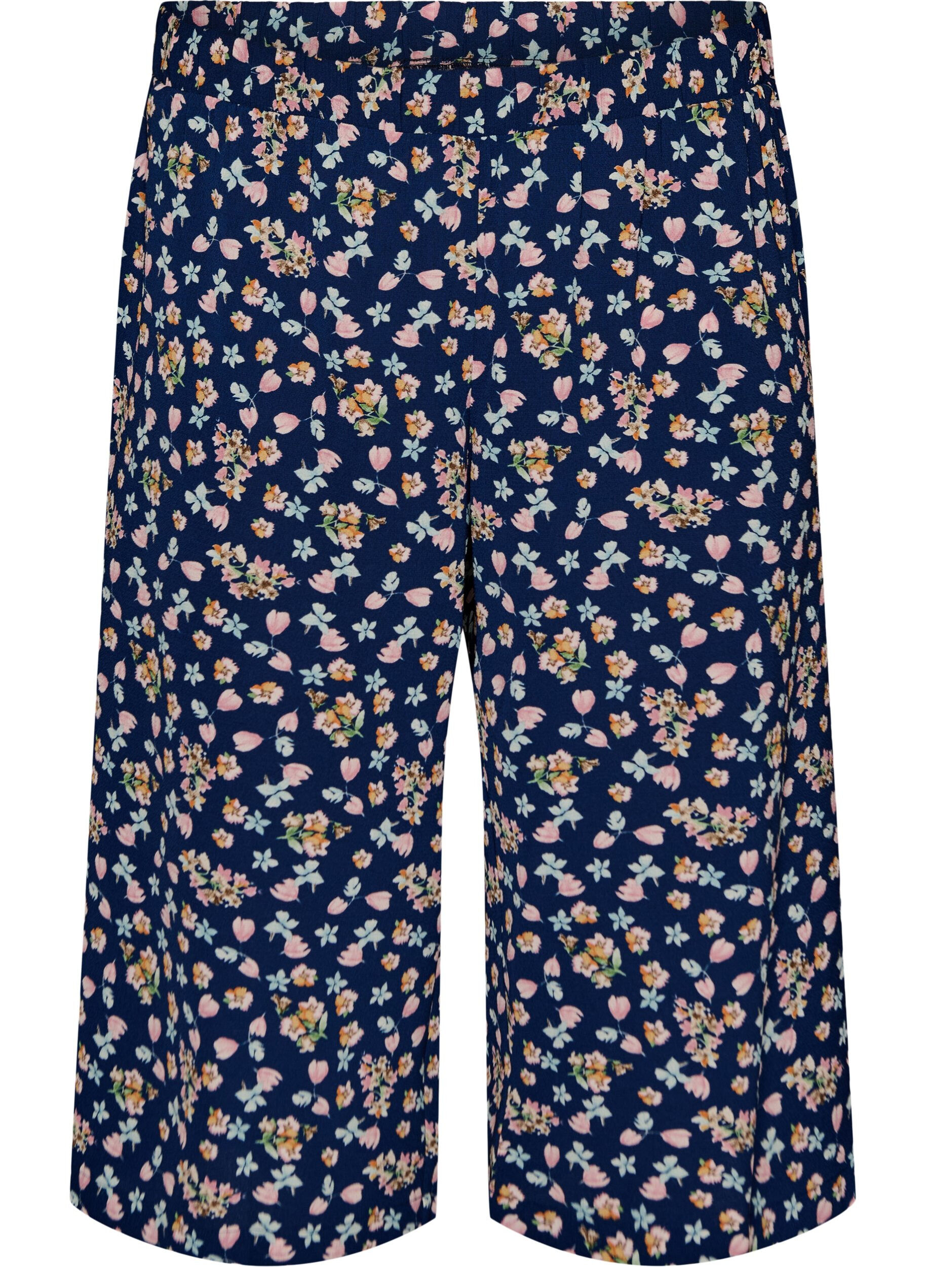 ZizziCulottes-housut kuosilla, Sininen, Packshot image number 0