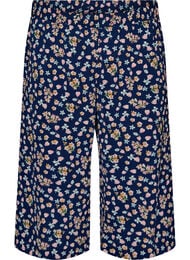 Culottes-housut kuosilla, Sininen