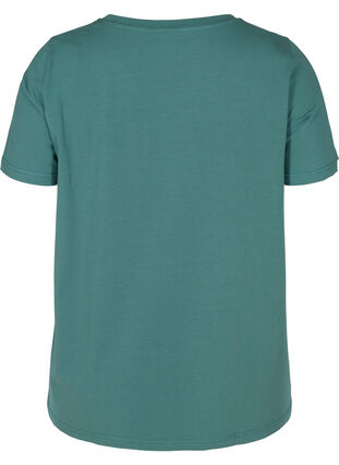 Lyhythihainen puuvillainen t-paita painatuksella, Sea Pine W. Silver, Packshot image number 1