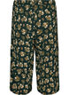 Culottes-housut kuosilla, Musta, Packshot image number 1