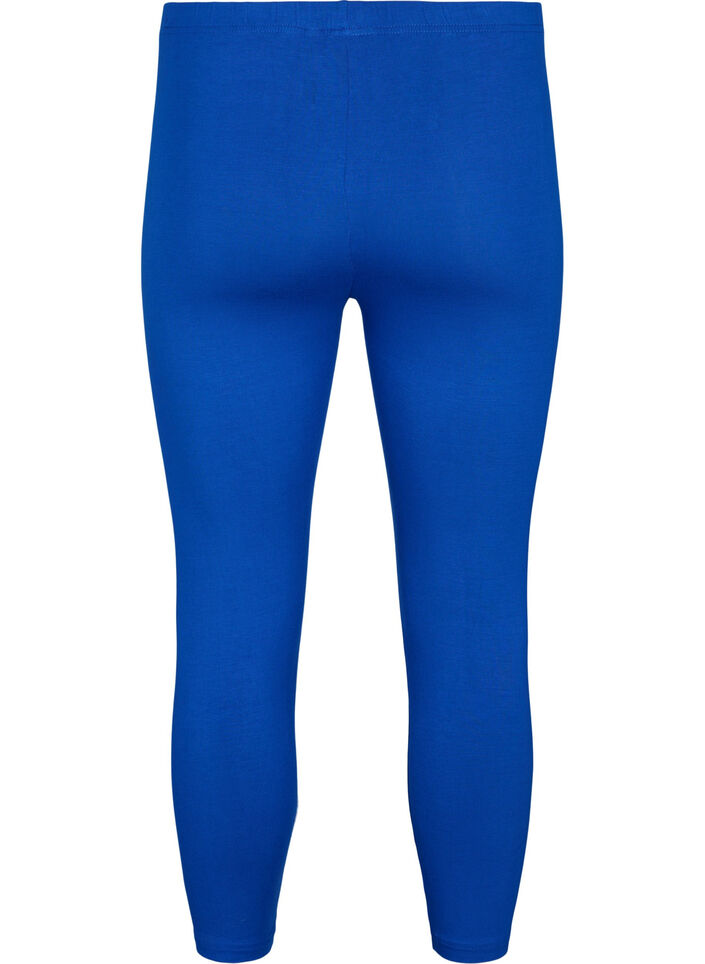 3/4-pituiset viskoosileggingsit, Sininen, Packshot image number 1