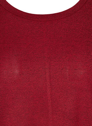 Yksivärinen pusero pitkillä hihoilla , Red, Packshot image number 2