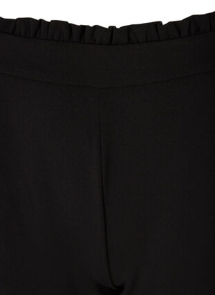 Leveälahkeiset housut, Black, Packshot image number 2
