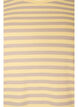 Raidallinen ribattu T-paita, Keltainen, Packshot image number 2